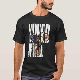 T-shirt Vitesse du frein Junkie de la moto