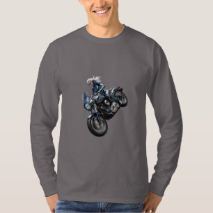 T-shirt Vitesse futuriste : Manche longue Cybernétique