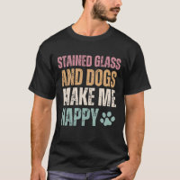 Vitrail Et Chiens Me Rendent Heureux Et Drôle