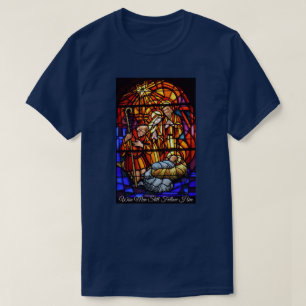 T-shirt Vitrail Vitre Joli cadeau de Noël