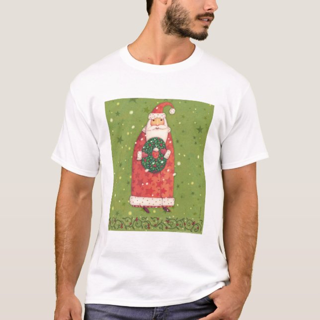 T-shirt VIV77 Santa.tif vert (Devant)