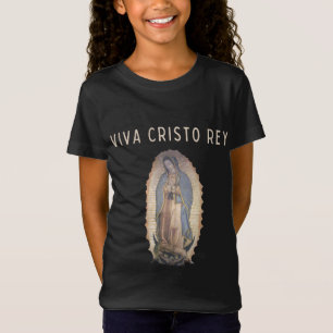 T-Shirt Viva Cristo Rey Notre Dame de Guadalupe Enfants Ca