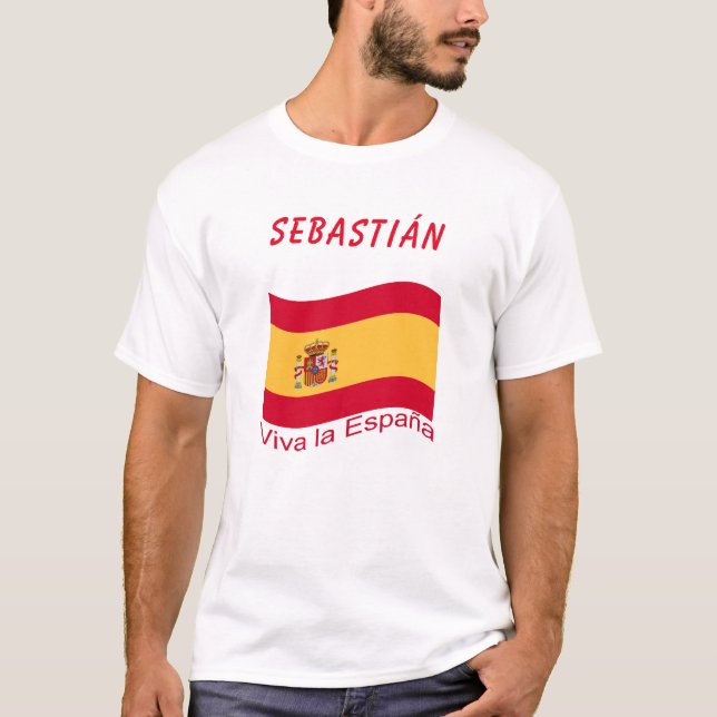 T-shirt Viva la España (Espagne) (Devant)