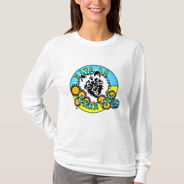 T-shirt Viva la Ukraine (Devant)