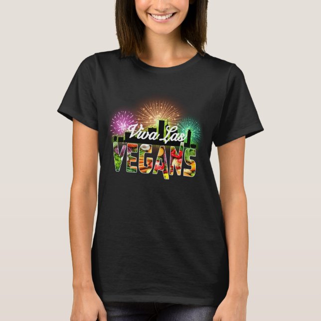 T-shirt Viva Las Vegans (Devant)