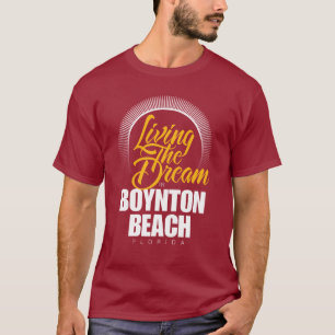 T-shirt Vivant le rêve en plage de Boynton