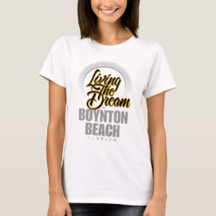 T-shirt Vivant le rêve en plage de Boynton