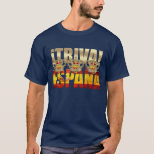 T-shirt Vivats Espagne Tricampeones Triva España Azul 201