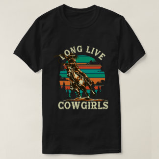 T-shirt Vive Cowgirls
