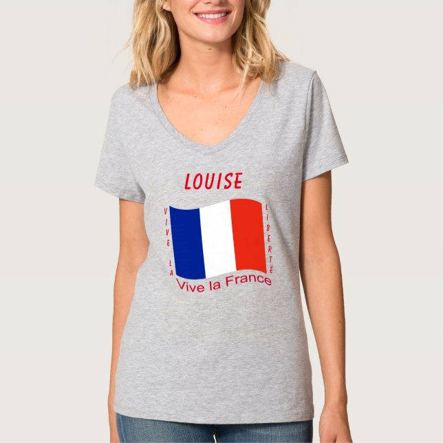 T-shirt Vive la France (France) (Devant)