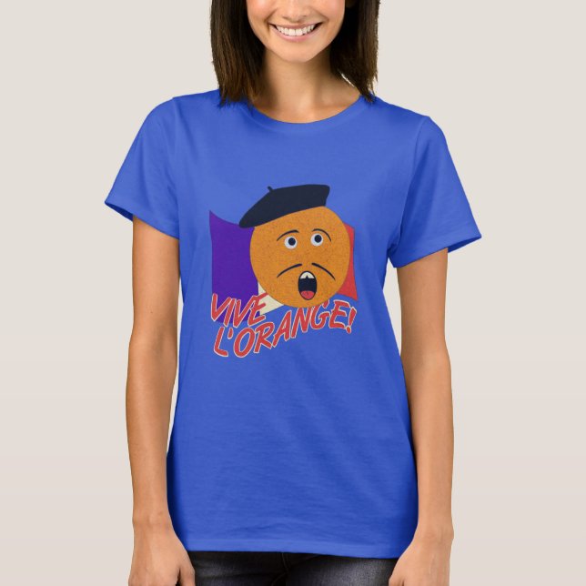 T-SHIRT VIVE L'ORANGE (Devant)