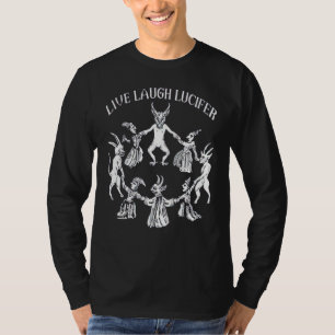 T-shirt VIVE RIVE LUCIFER Horreur Satan Satanic Demonc Dev