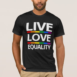 T-shirt Vivez Amour Égalité