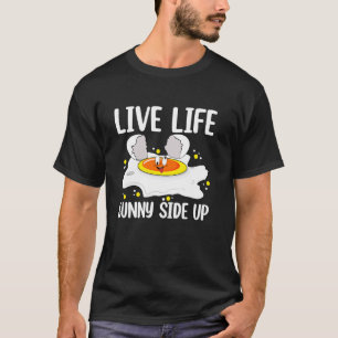 T-shirt Vivez la vie à l'endroit ensoleillé
