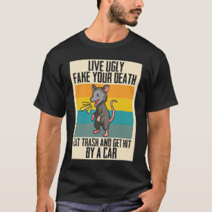 T-shirt Vivez Laid & se faire heurté par une Voiture pour