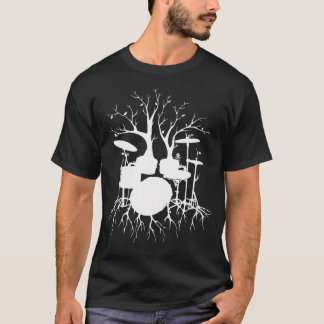 T-shirt Vivez Le Beat Au Tempo De Création Drum Art
