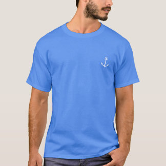 T-shirt Vivez où vous la chemise bleue des hommes de Vacay