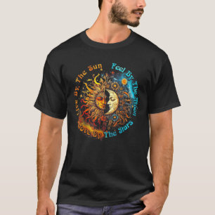 T-shirt Vivez Par Le Soleil Sentez Par La Lune Se Déplacer