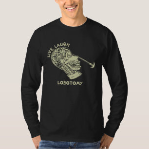 T-shirt Vivez Riez Lobotomie Rétro Opossum