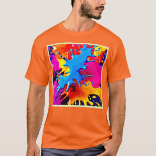 T-shirt Vivid Color Splash Art