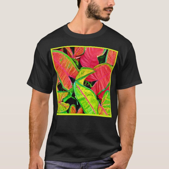 T-shirt Vivid Leaf Dreams Motif vivant (Devant)