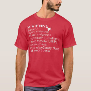 T-shirt Vivienne Nom Vivienne Définition Vivienne Female