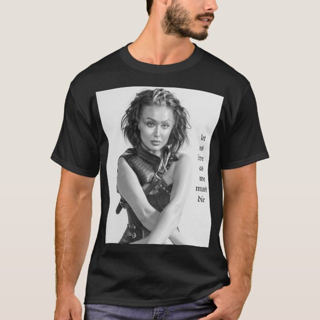 T-shirt vivons comme il faut mourir chemise Dandiena (Devant)