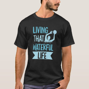 T-shirt Vivre Ce Jeu De Vie Aquarellée Pour Un Cacao De Po