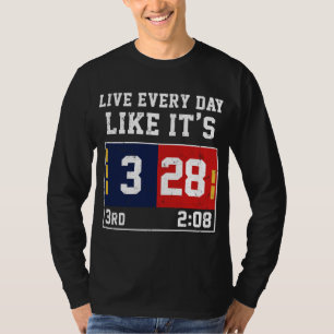 T-shirt Vivre chaque jour Comme c'est 28-3 Football