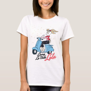 T-shirt Vivre La Vida Lola Scooter Graphic