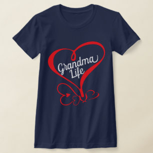 T-shirt Vivre la vie de grand-mère