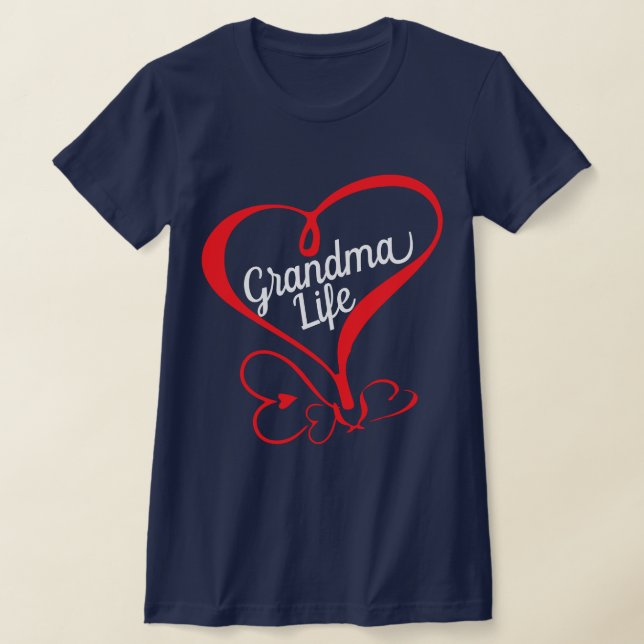 T-shirt Vivre la vie de grand-mère (Poser)