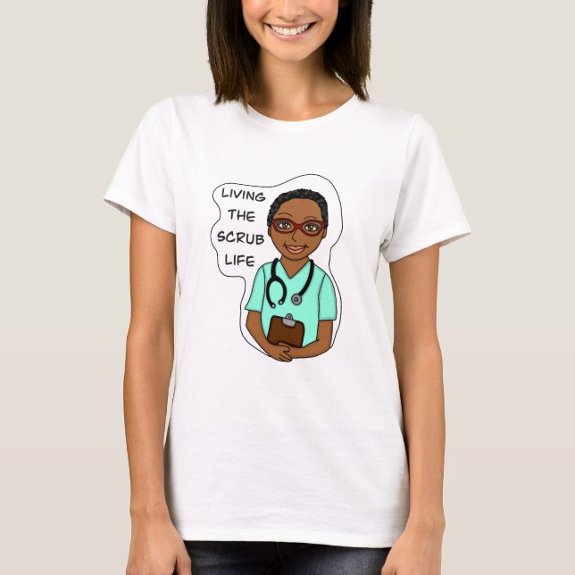 T-shirt Vivre la vie de l'épouvantail | Humour professionn (Devant)