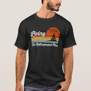 T-shirt Vivre Le Régime De Retraite Amateur Retraité Radio