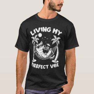 T-shirt Vivre ma vibe parfaite drôle d'été tropical Vacanc
