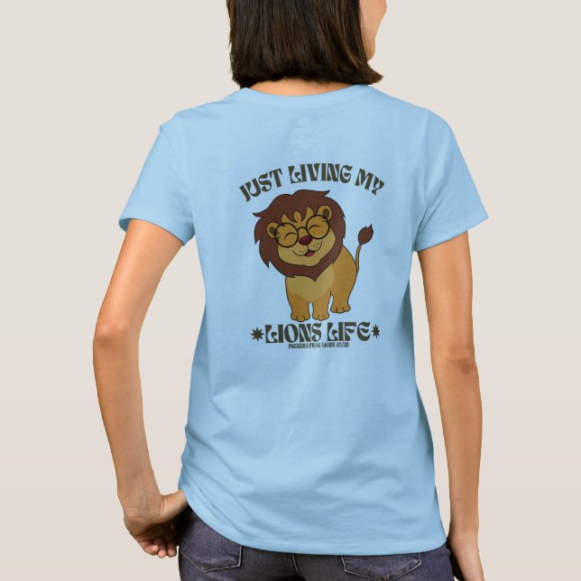 T-shirt Vivre Ma Vie Lions (Dos)