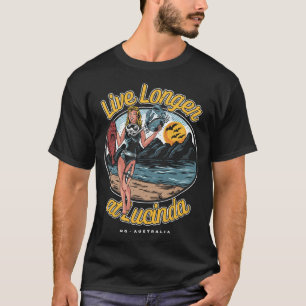 T-shirt Vivre plus longtemps à Lucinda