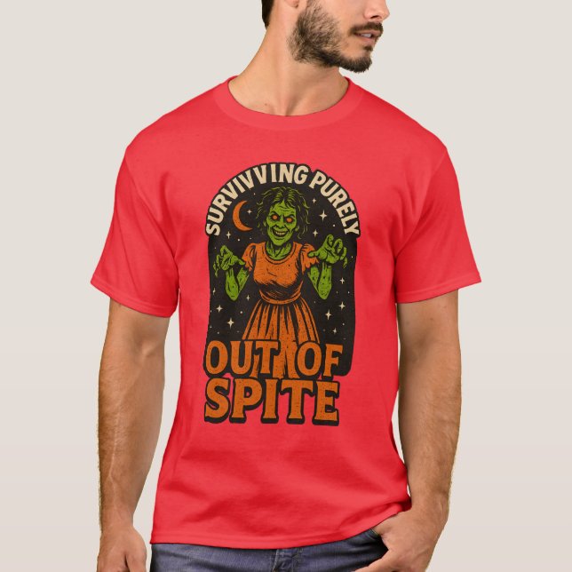 T-SHIRT VIVRE PUREMENT HORS D'ESPRIT (Devant)