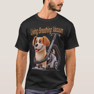 T-shirt Vivre Respiration Vacuum Chien