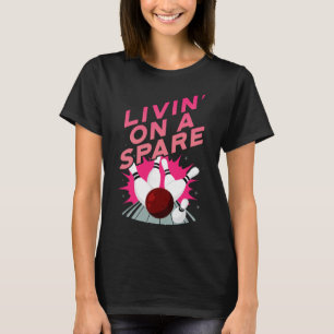 T-shirt Vivre sur un Tsman de cricket de quilles de bowlin