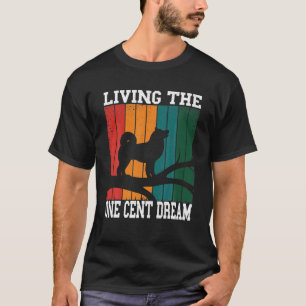 T-shirt Vivre Un Cent Rêver Shiba Inu Token Coin Cry
