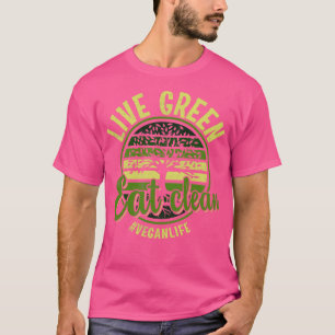 T-shirt Vivre Vert Manger Clean