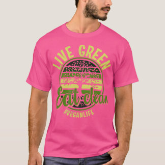 T-shirt Vivre Vert Manger Clean