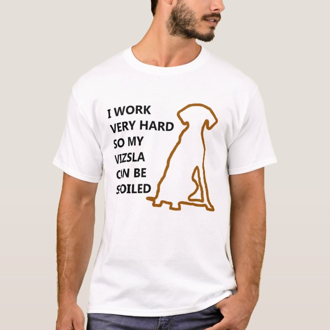 T-shirt Vizsla corrompu (Devant)