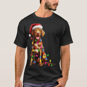 T-shirt Vizsla de Noël