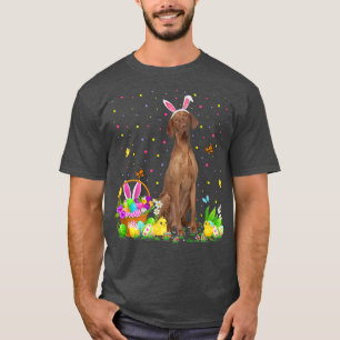 T-shirt Vizsla de Pâques Chien Bunny Oeuf Chasse Vizsla Pâ