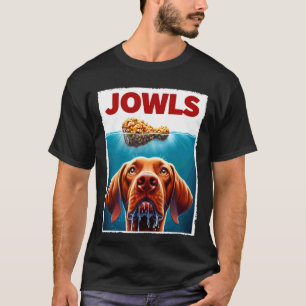 T-shirt Vizsla Drôle et Parodie de Poulet Frit Bajoues Amo