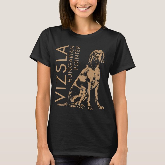 T-shirt Vizsla - indicateur hongrois (Devant)