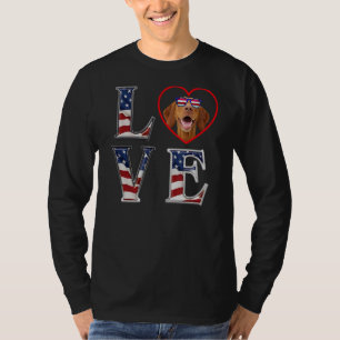 T-shirt Vizsla Jour commémoratif de 4 juillet Anciens Comb
