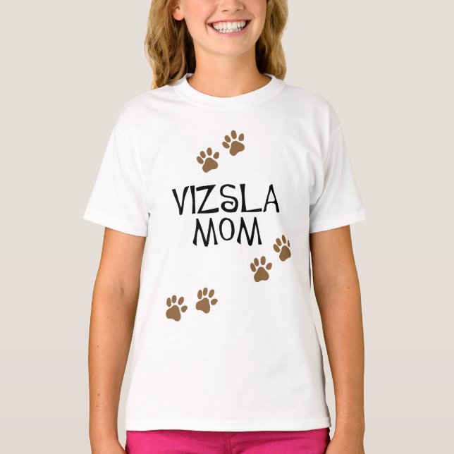 T-shirt Vizsla Maman (Devant)